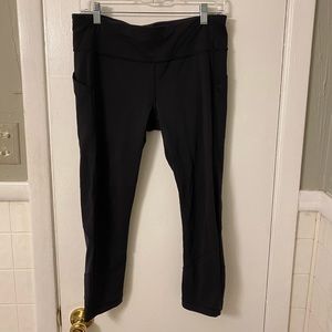 Lululemon Black Pace Rival Crop Legging